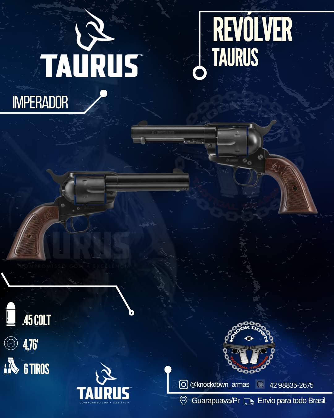 REVÓLVER TAURUS IMPERADOR