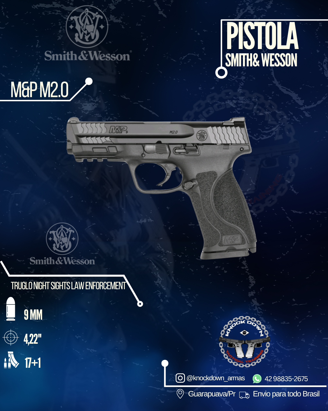 Pistola Smith & Wesson M2.0