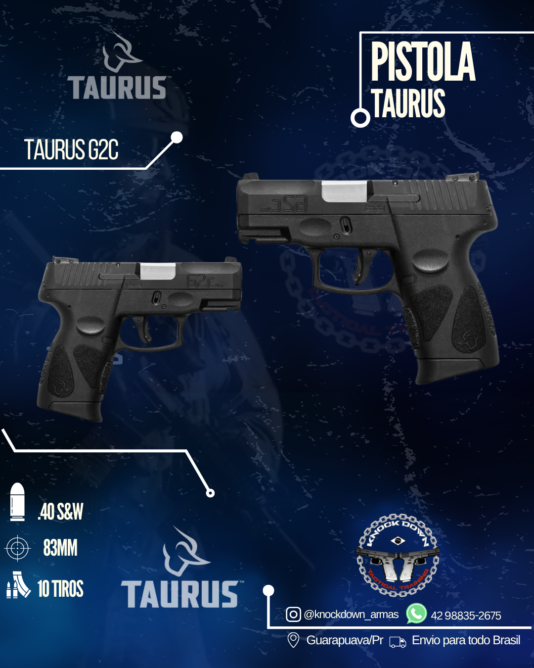 Pistola Taurus G2C