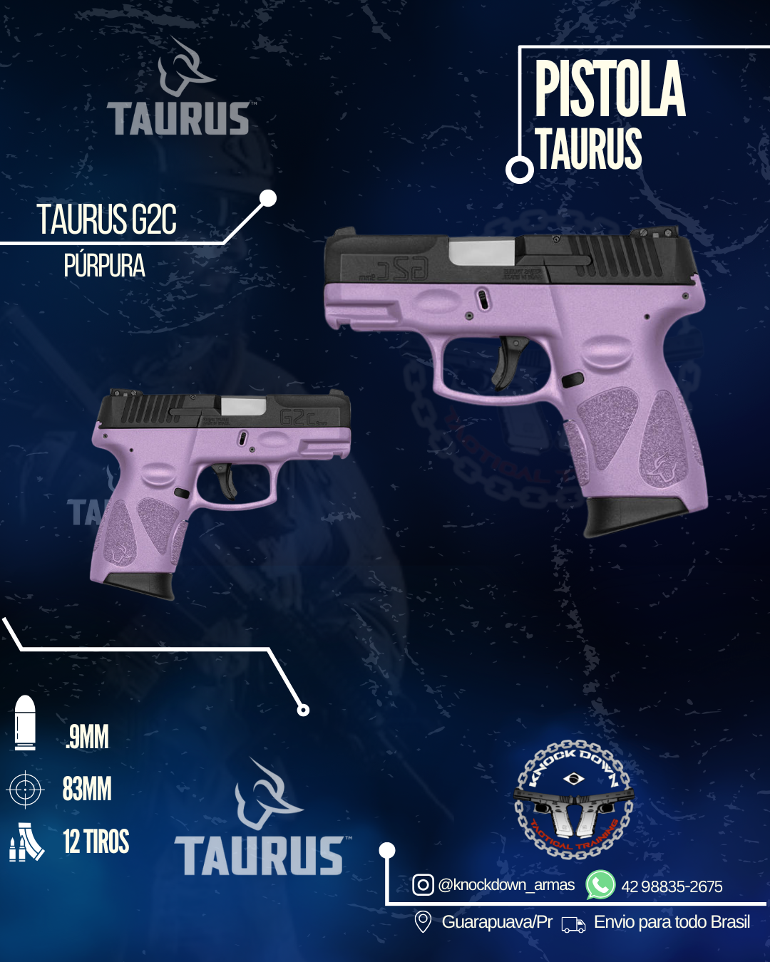 Pistola Taurus G2C