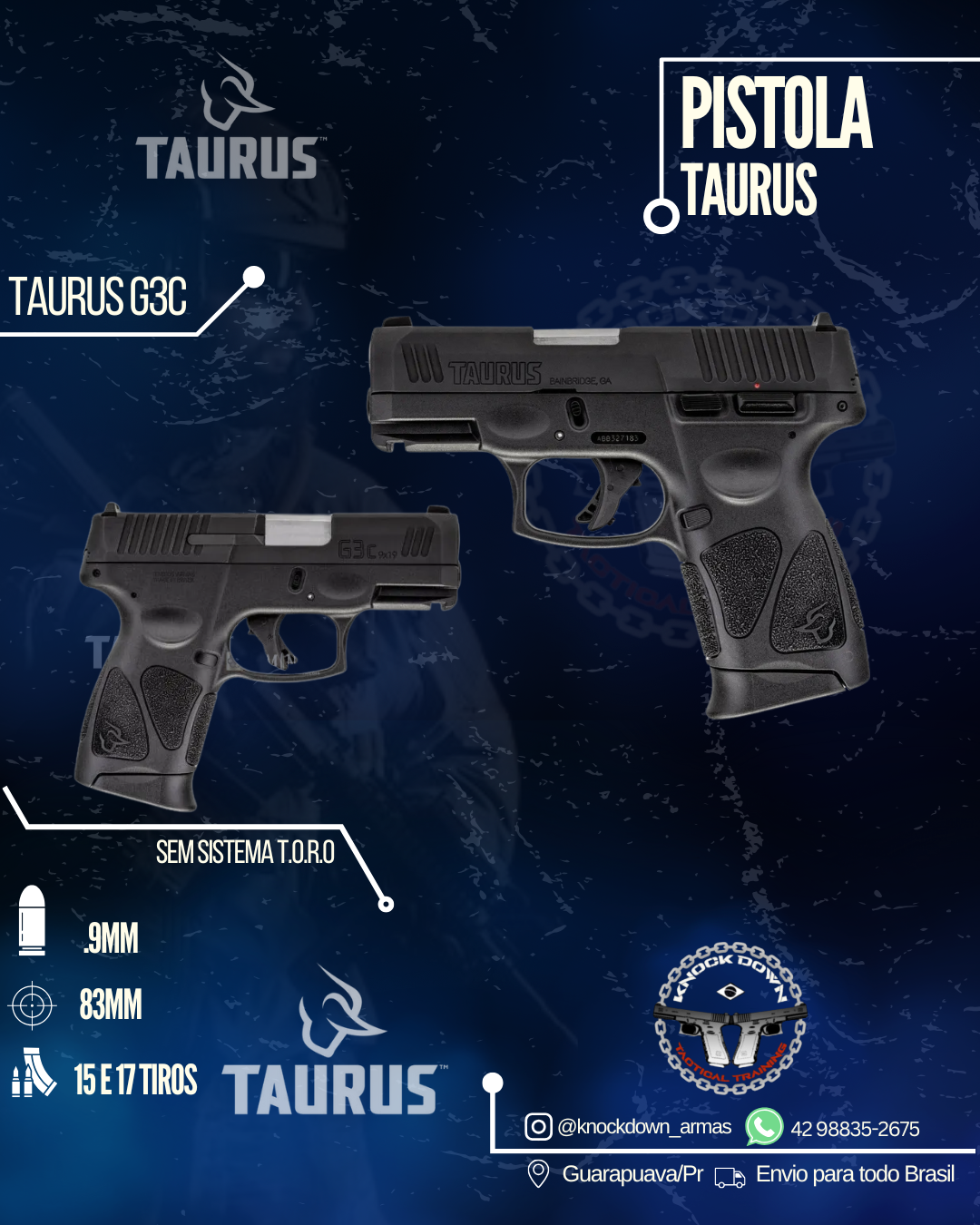 Pistola Taurus G3C