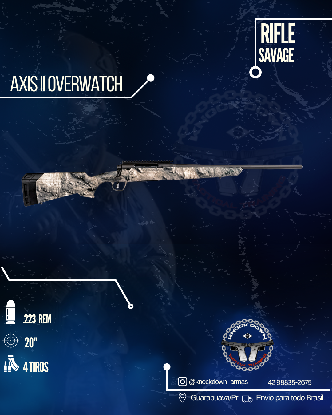 Rifle Savage AXIS II OVERWATCH
