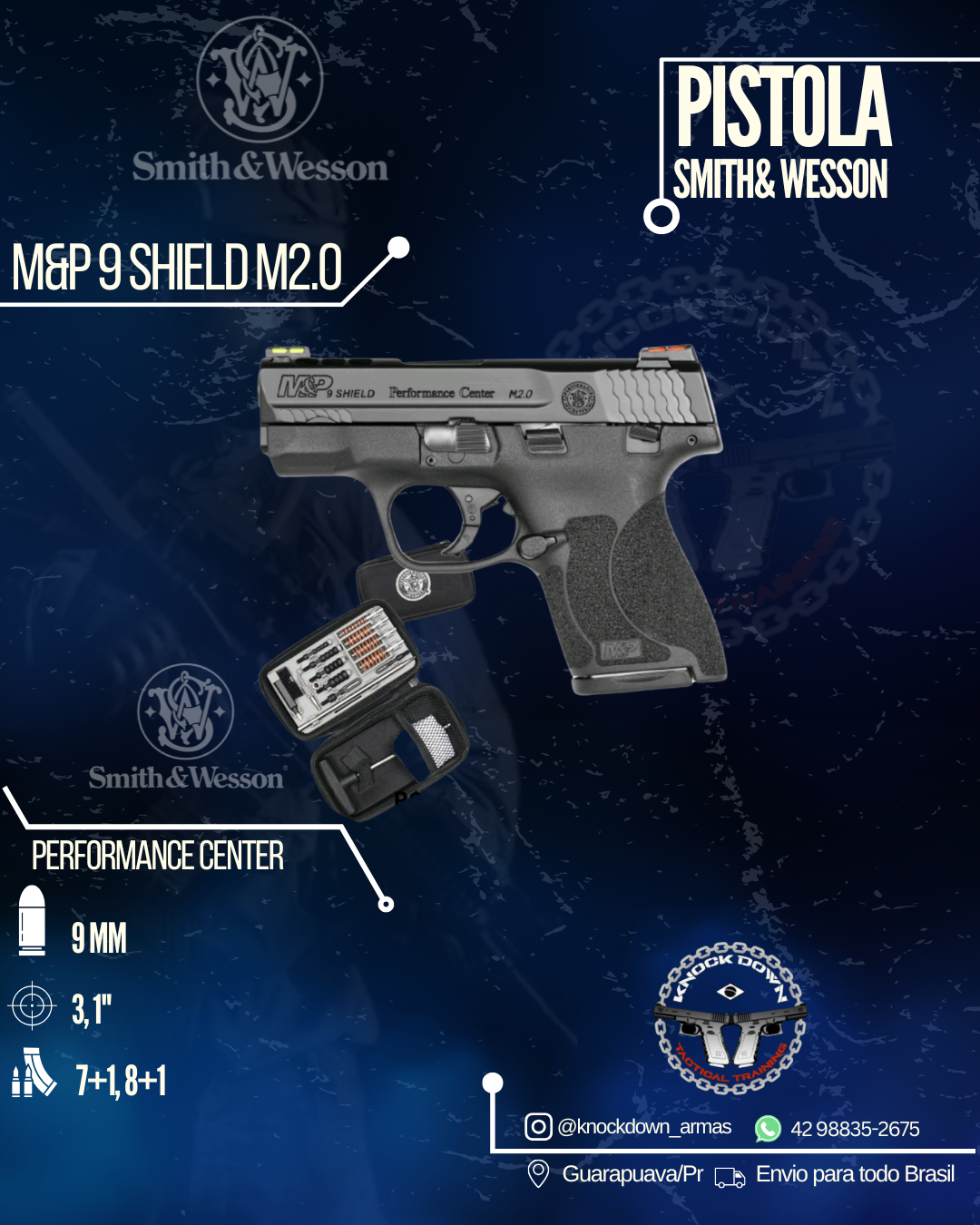 Pistola Smith & Wesson M&P9 SHIELD M2.0