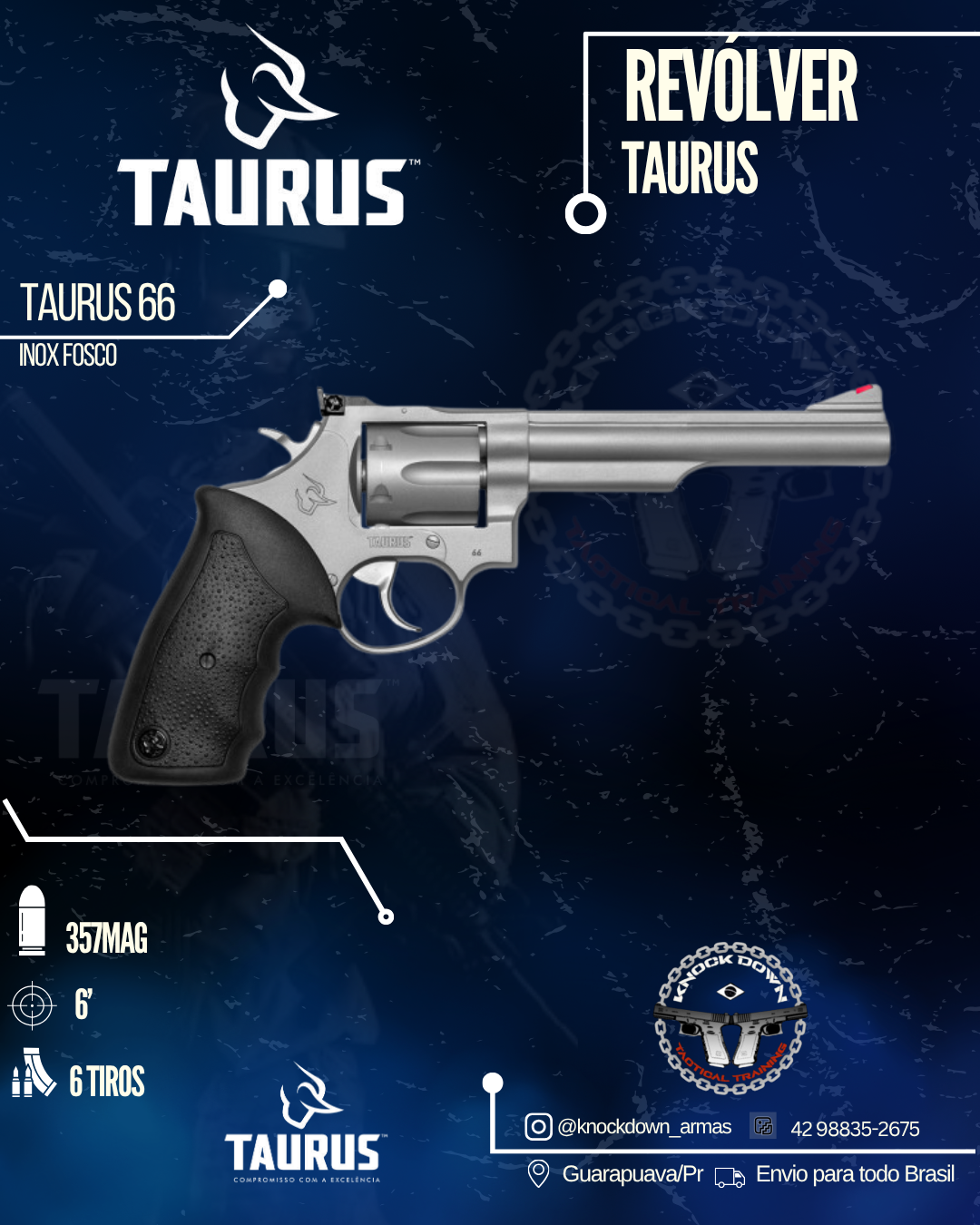 REVÓLVER TAURUS 66