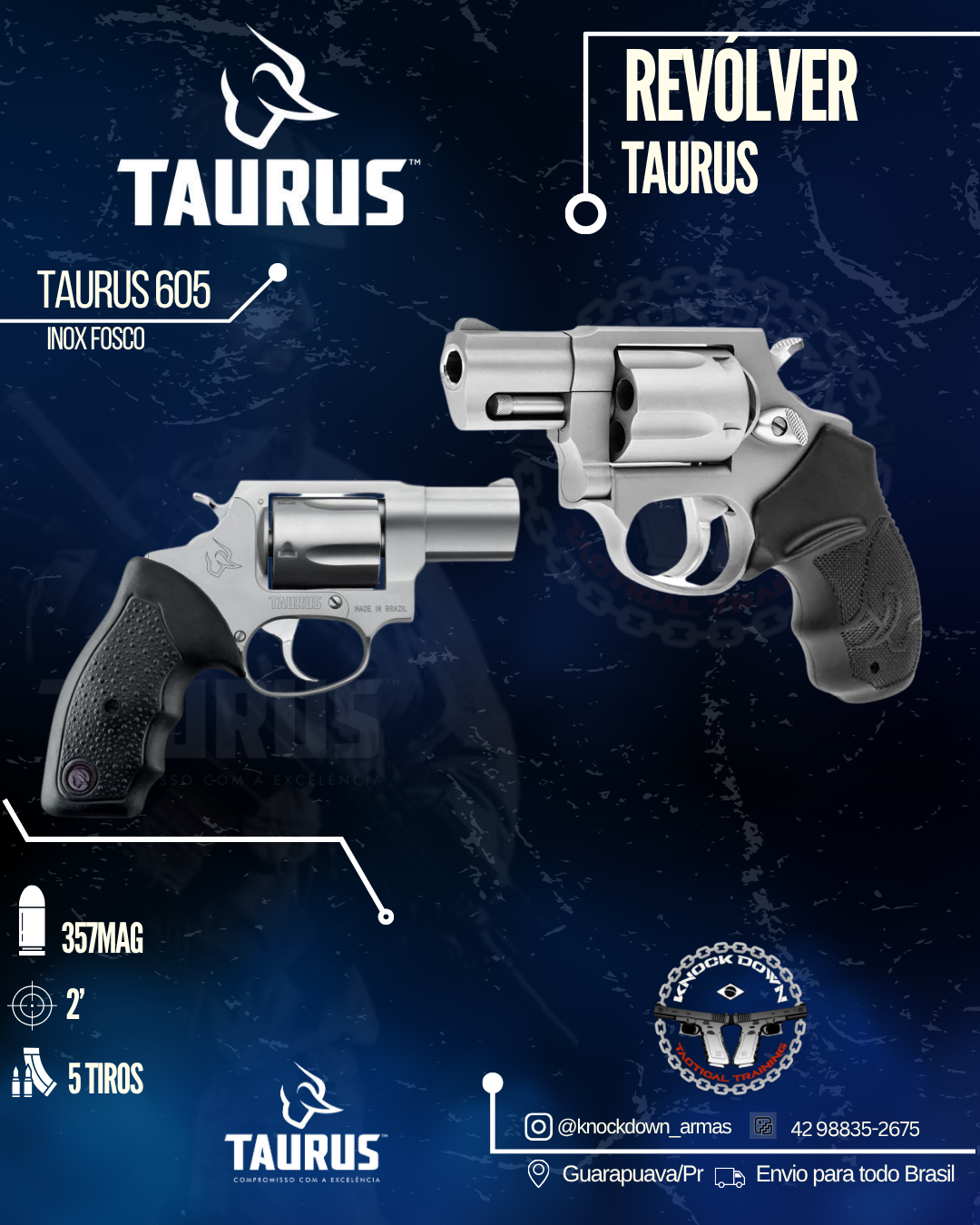 REVÓLVER TAURUS 605