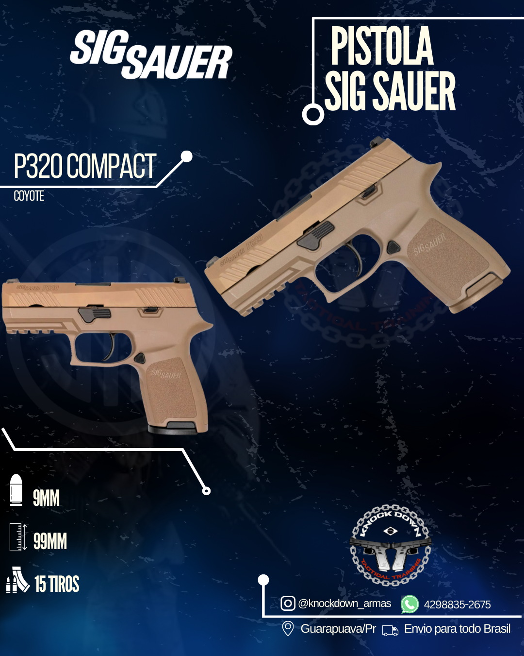Pistola Sig Sauer P320 COMPACT