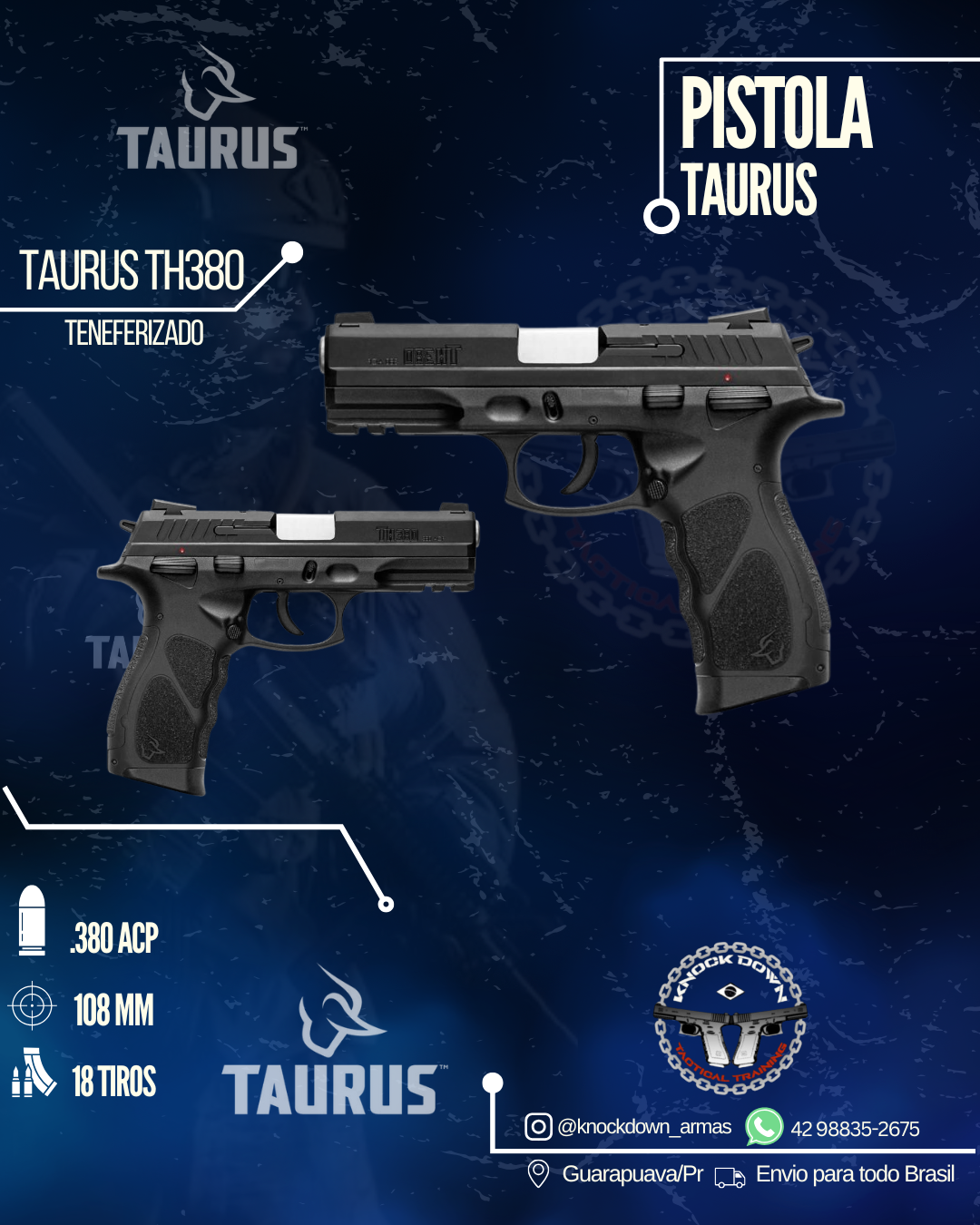 Pistola Taurus TH380