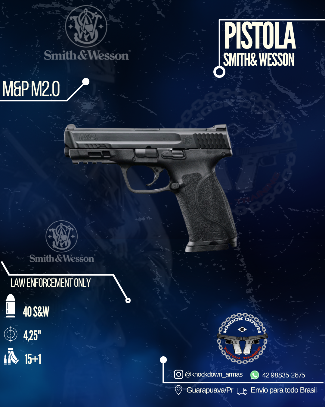Pistola Smith & Wesson M&P M2.0