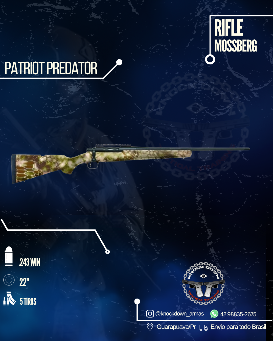 Rifle Mossberg PATRIOT PREDATOR