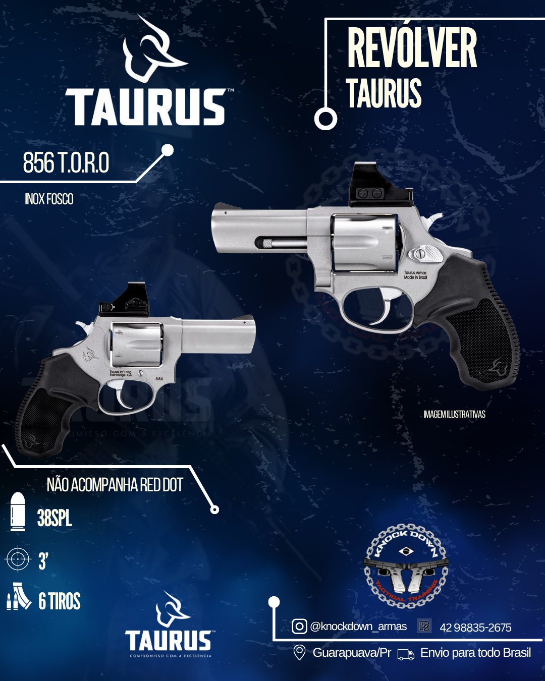 REVÓLVER TAURUS 856 T.O.R.O