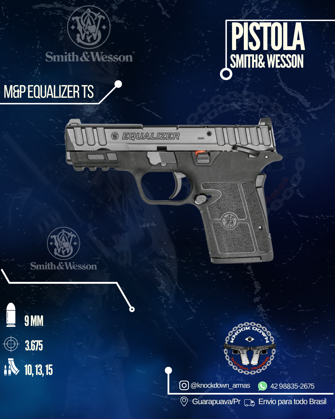 Pistola Smith & Wesson Equalizer TS
