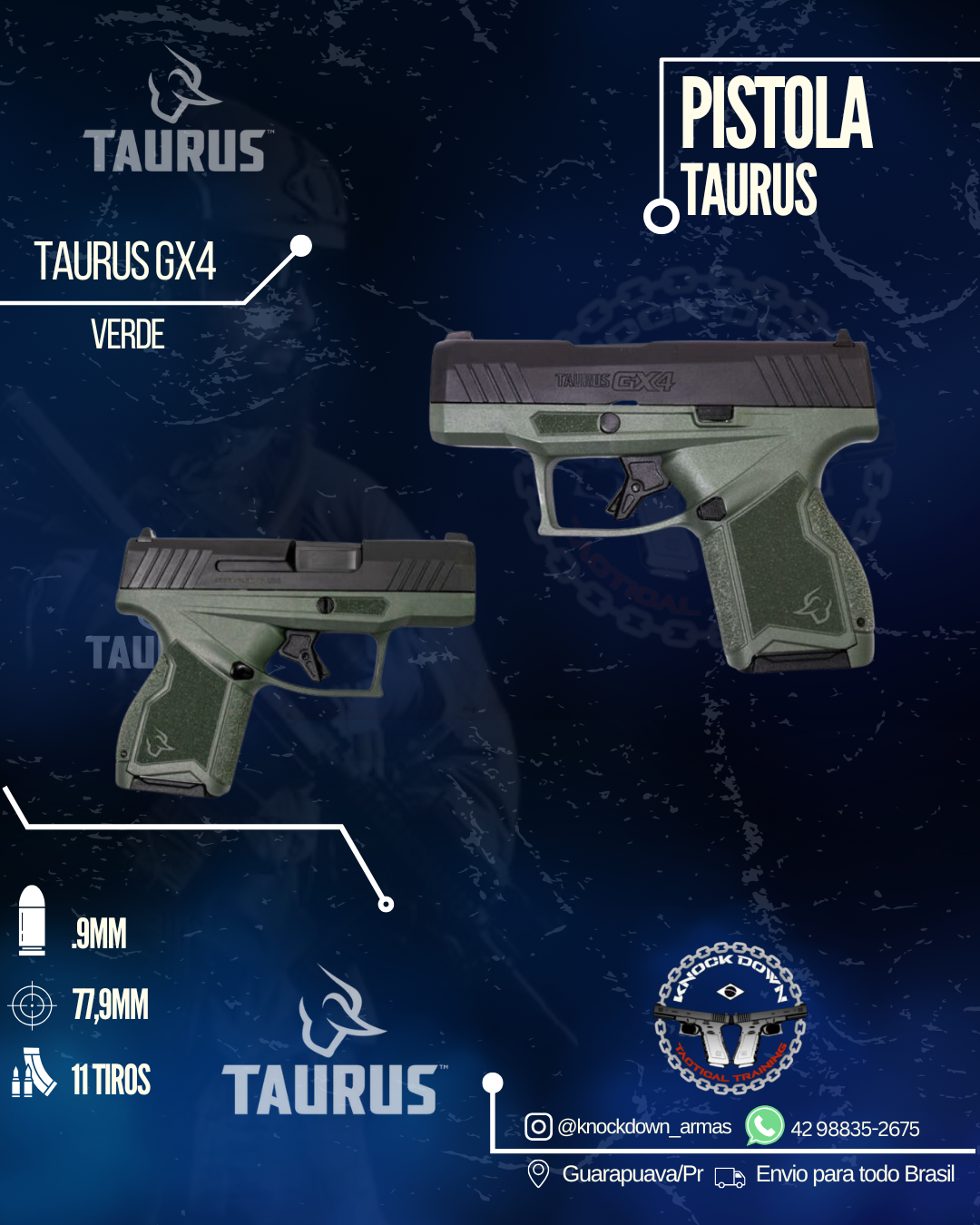 Pistola Taurus GX4