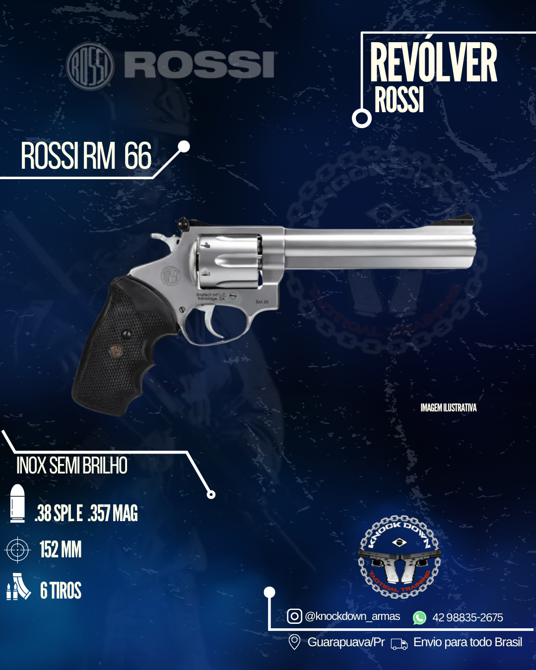 Revólver Rossi RM 66