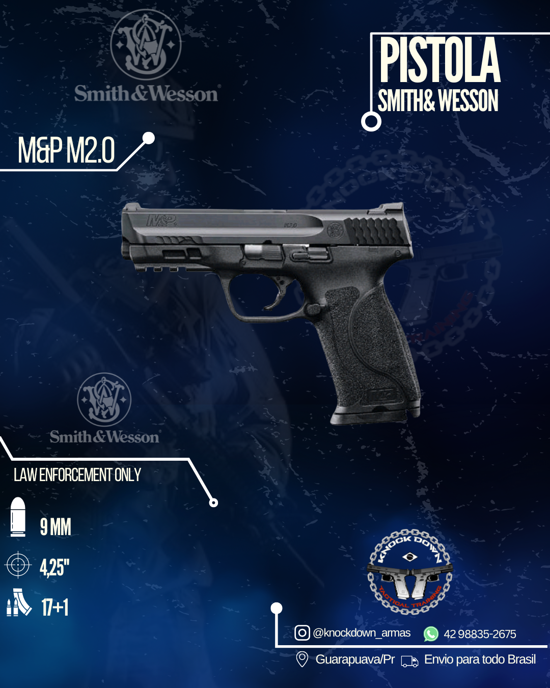 Pistola Smith & Wesson M2.0