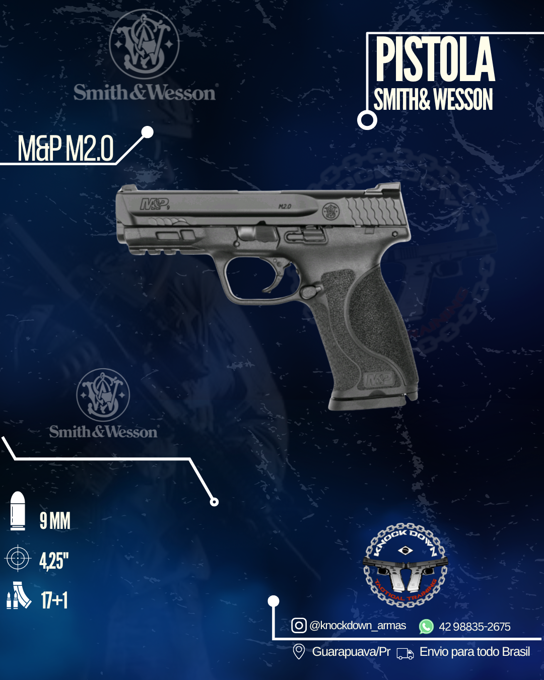 Pistola Smith & Wesson M2.0