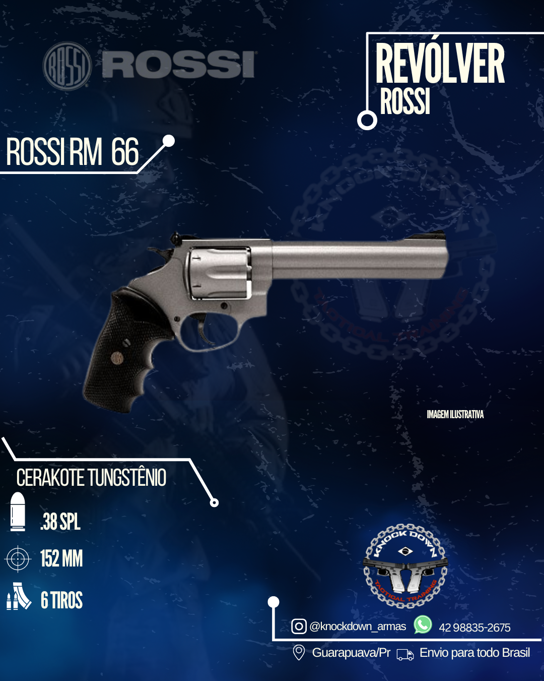 Revólver Rossi RM 66