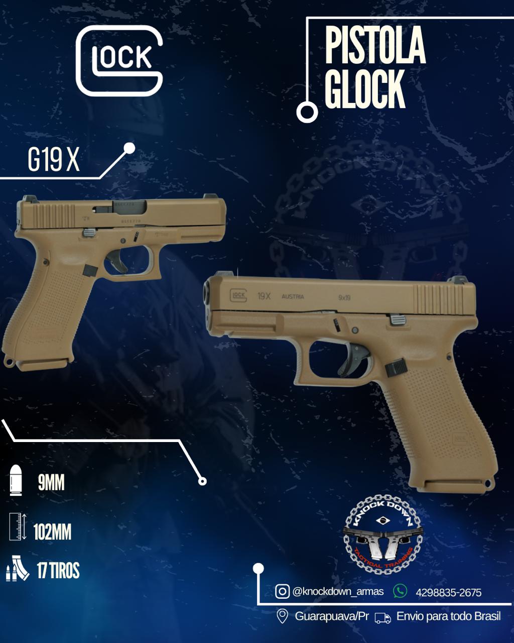 PISTOLA GLOCK 19X