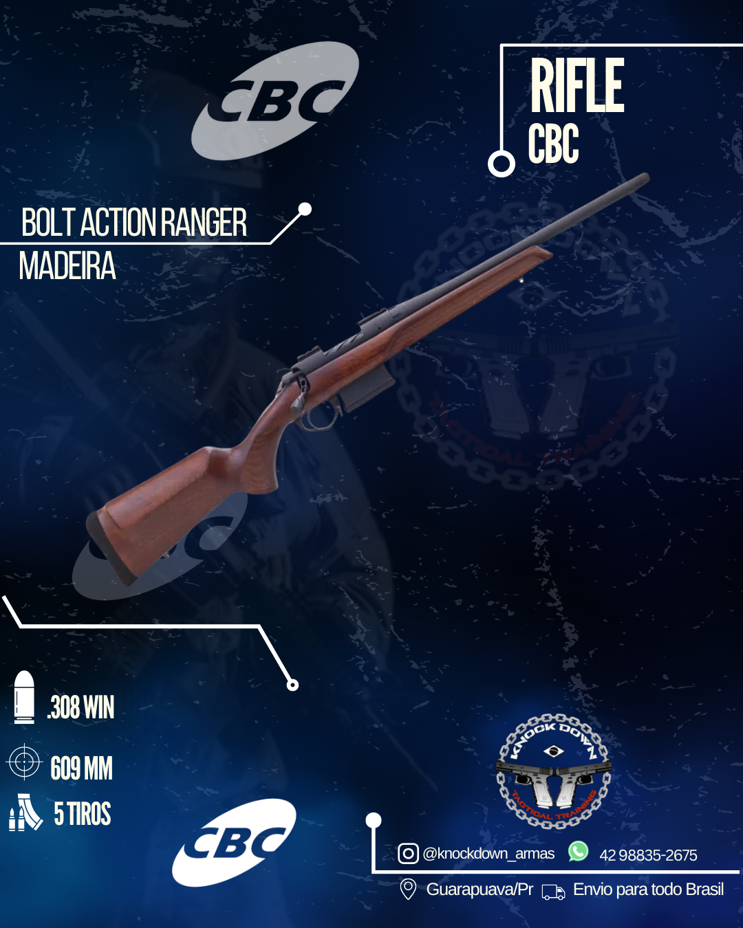 Rifle CBC BOLT ACTION RANGER MADEIRA
