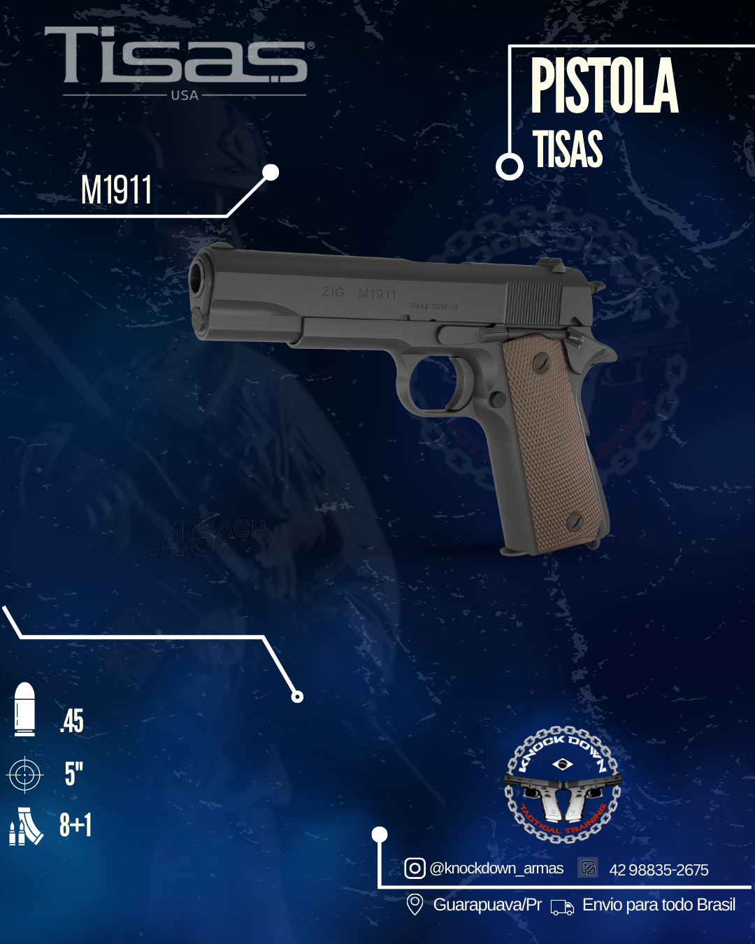 Pistola Tisas M1911