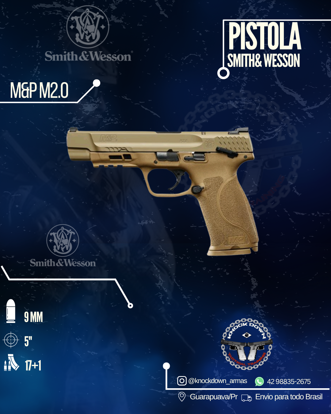 Pistola Smith & Wesson M&P M2.0
