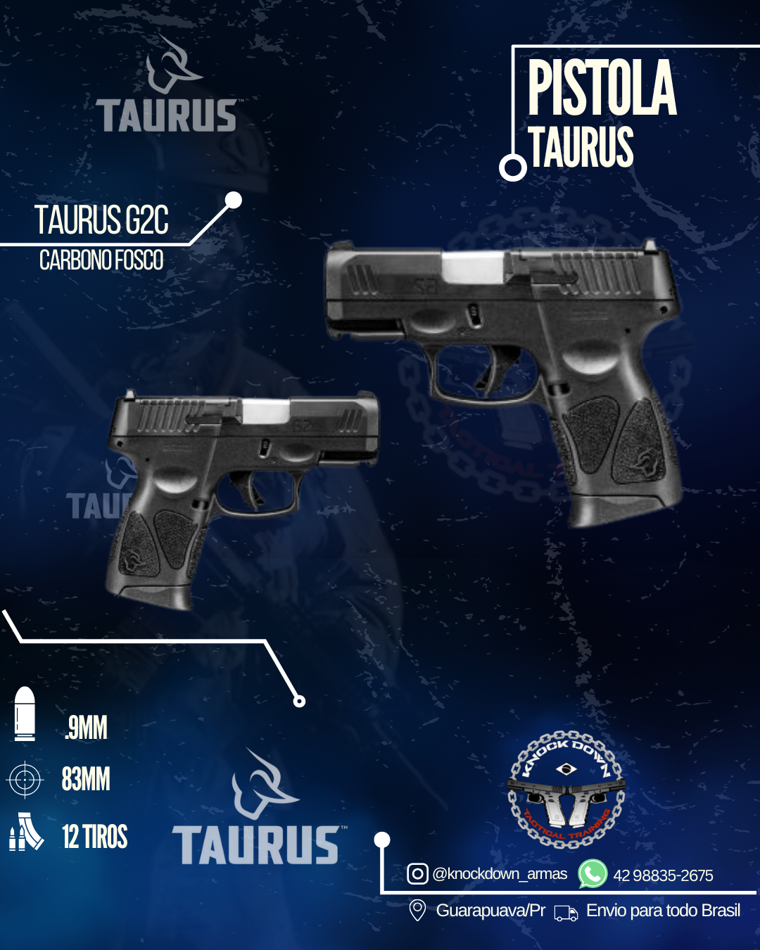 Pistola Taurus G2C