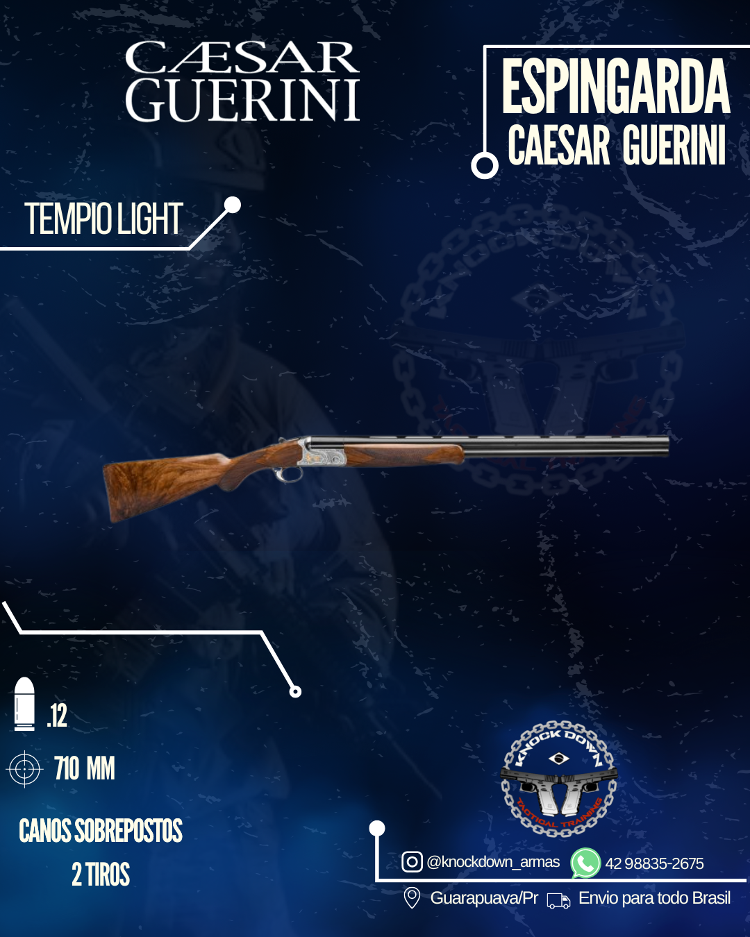Espingarda Caesar Guerini TEMPIO LIGHT