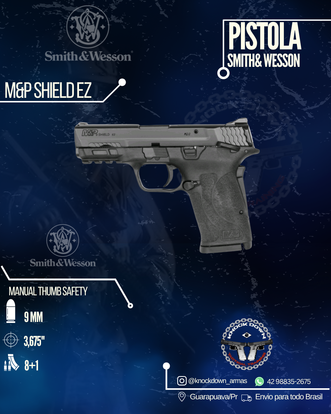 Pistola Smith & Wesson M&P SHIELD EZ