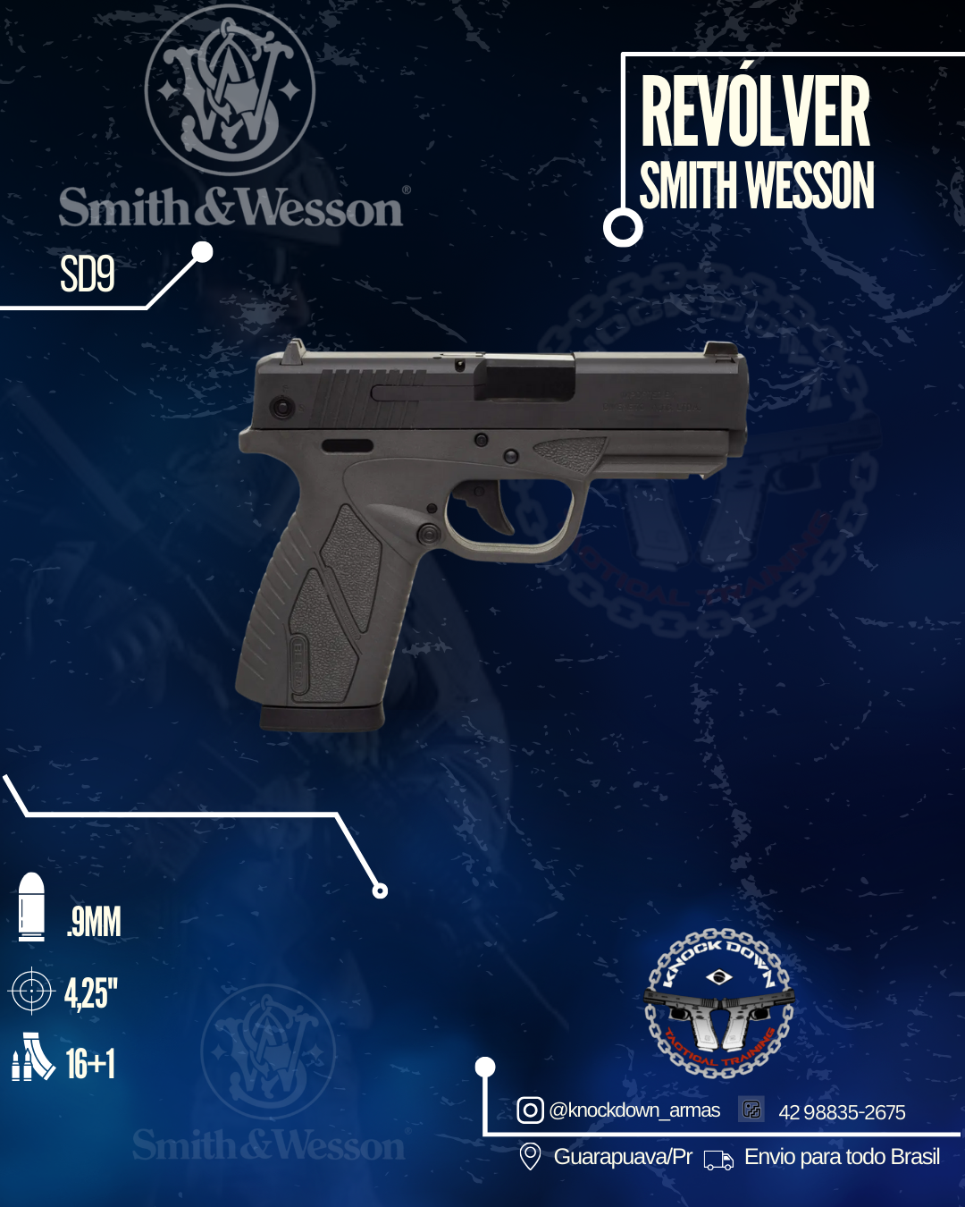 Revólver Smith & Wesson SD9
