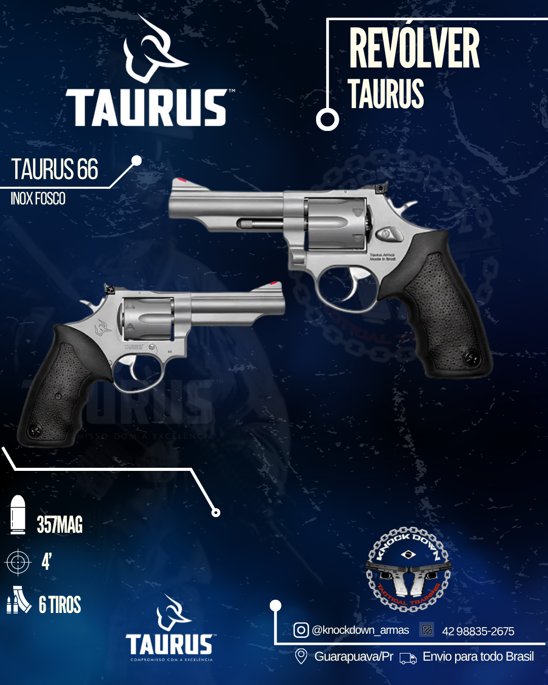 REVÓLVER TAURUS 66