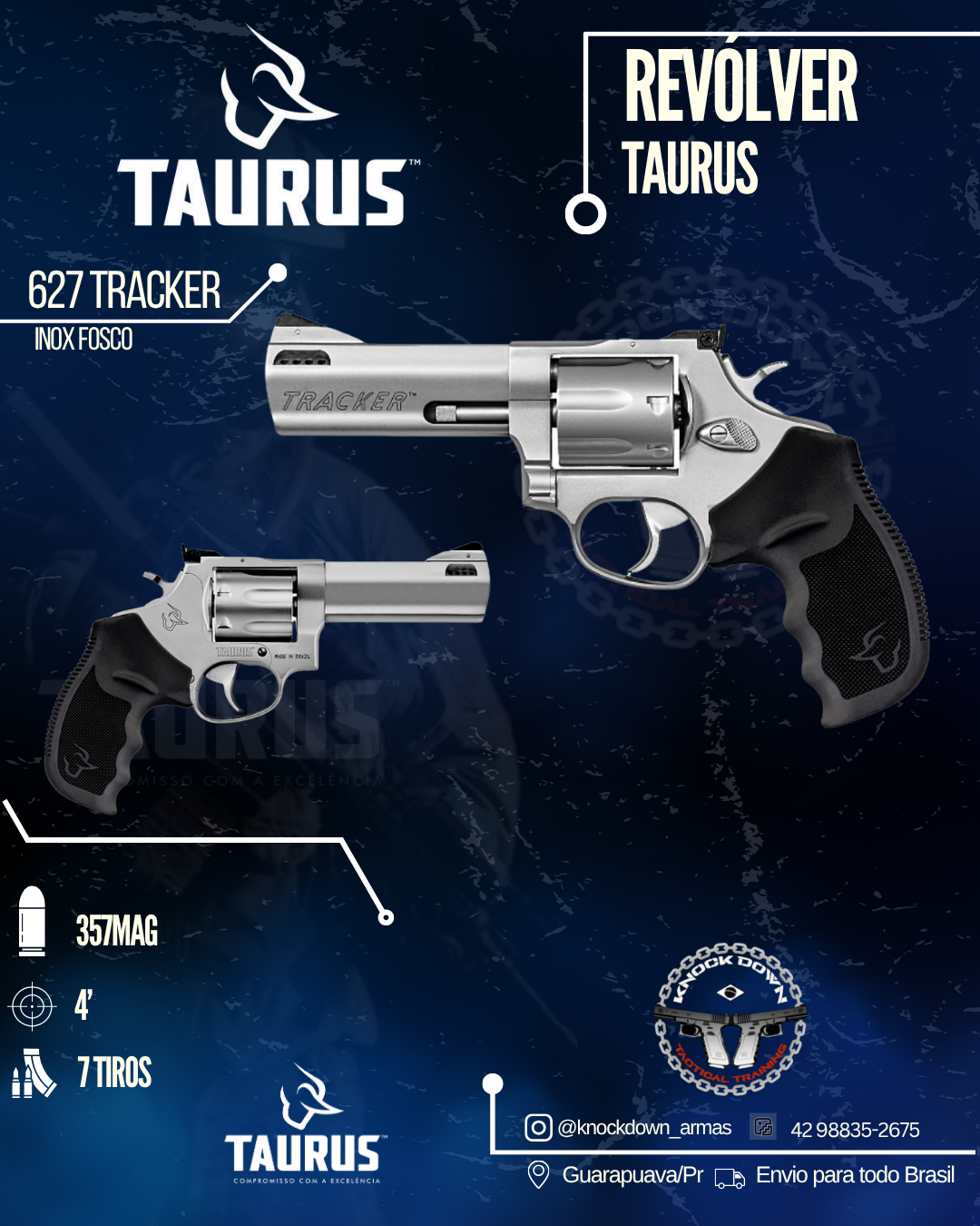 REVÓLVER TAURUS G27 TRACKER
