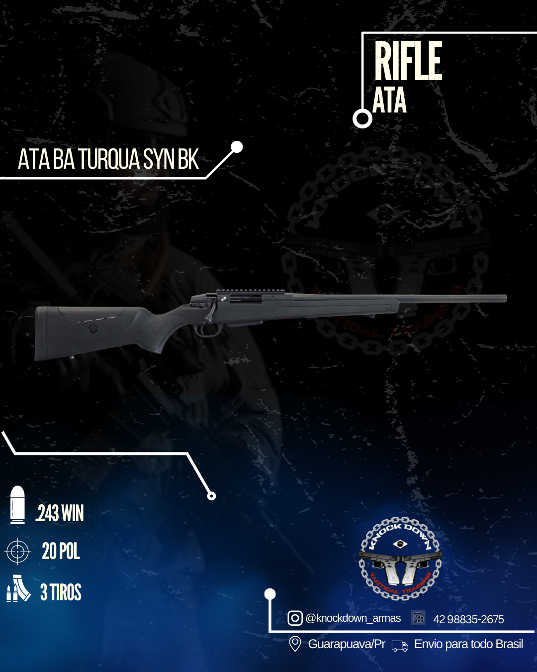 Rifle ATA BA TURQUA SYN BK