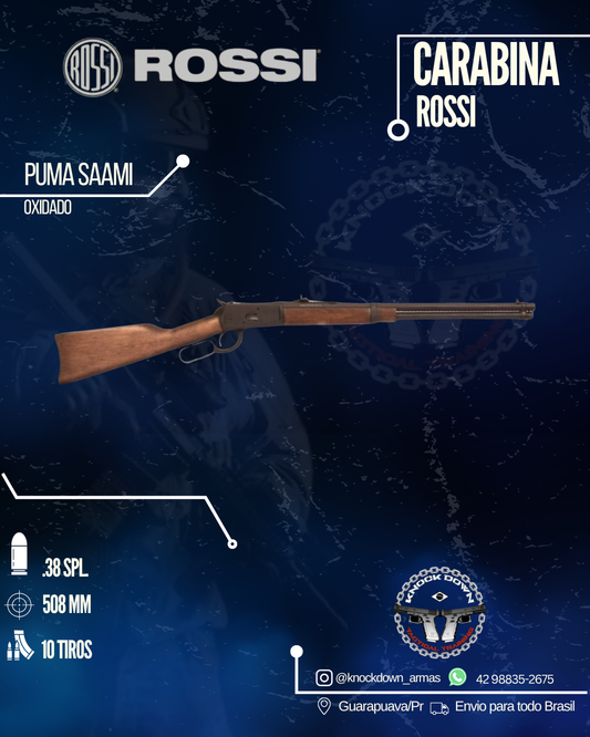 Carabina Rossi PUMA SAAMI OXIDADO