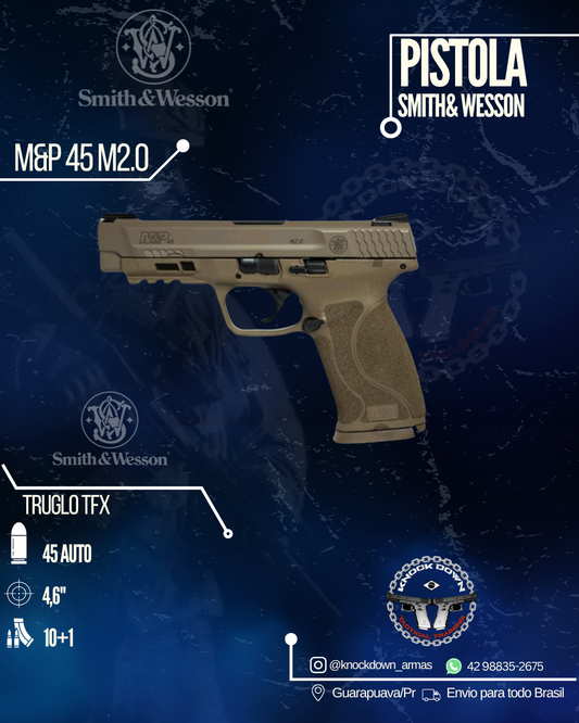 Pistola Smith & Wesson M&P 45 M2.0