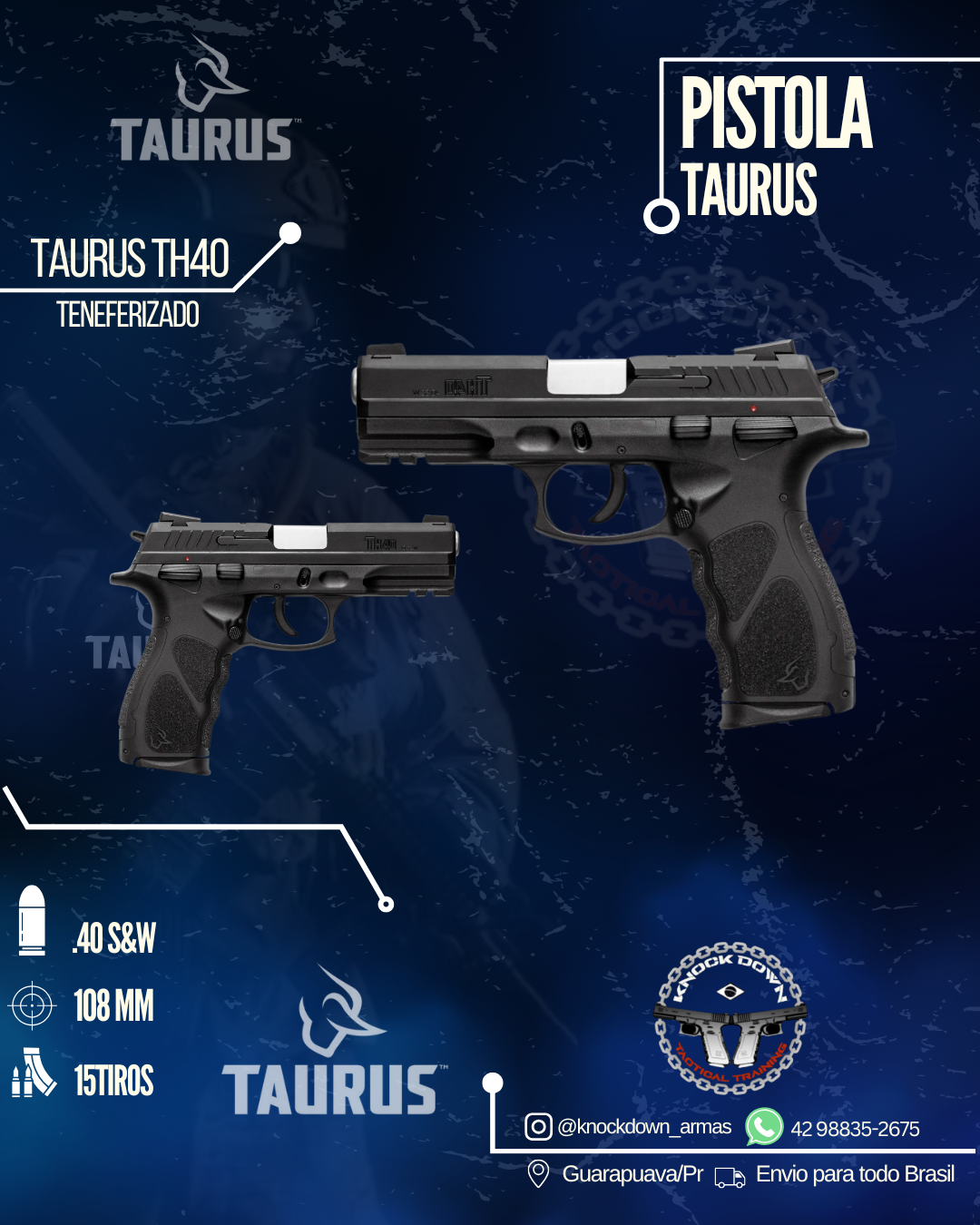 Pistola Taurus TH40