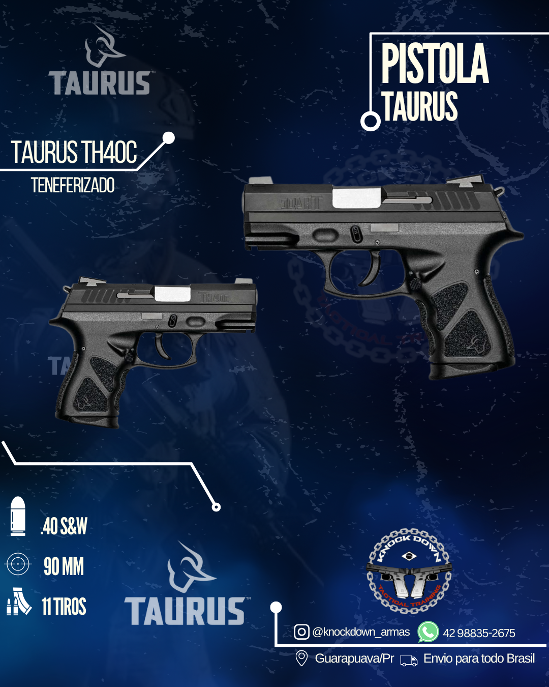 Pistola Taurus TH40C
