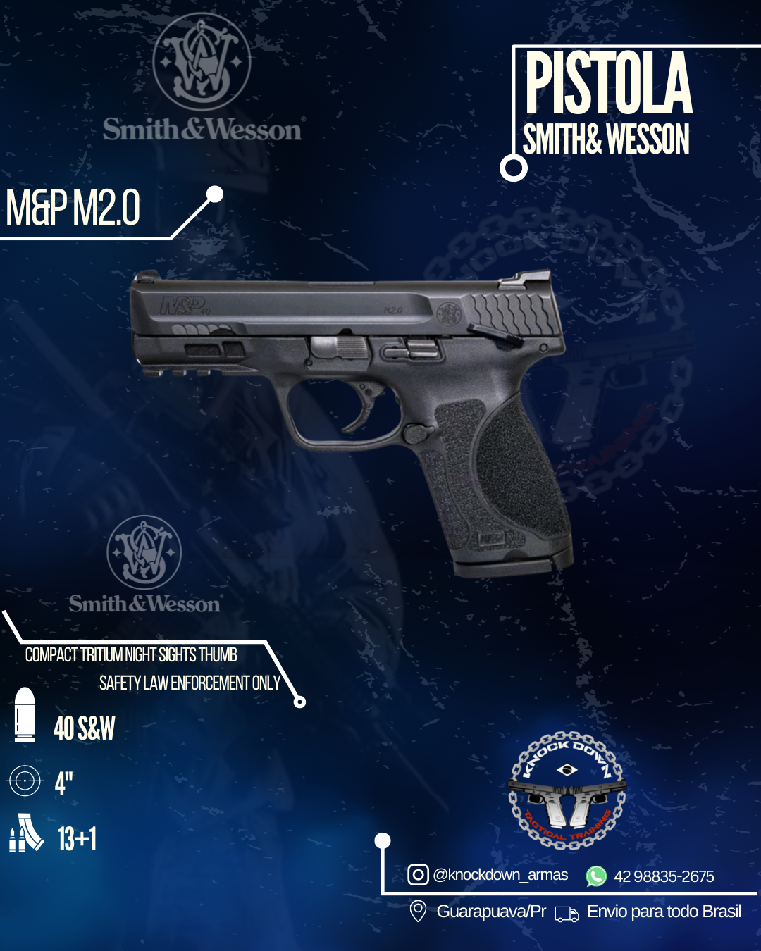 Pistola Smith & Wesson M&P M2.0