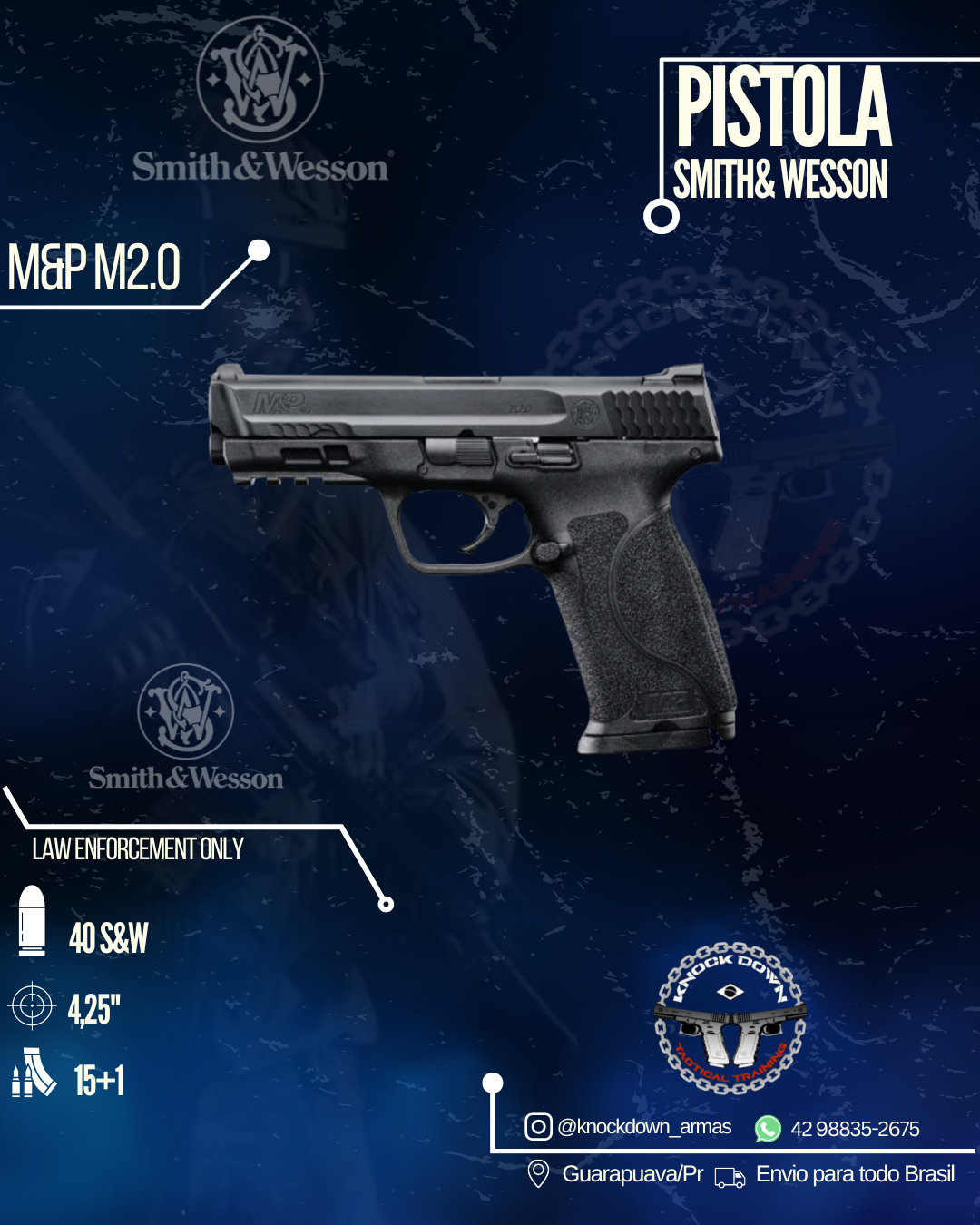 Pistola Smith & Wesson M&P M2.0