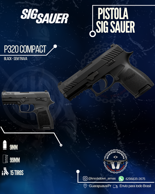 Pistola Sig Sauer P320 COMPACT BLACK