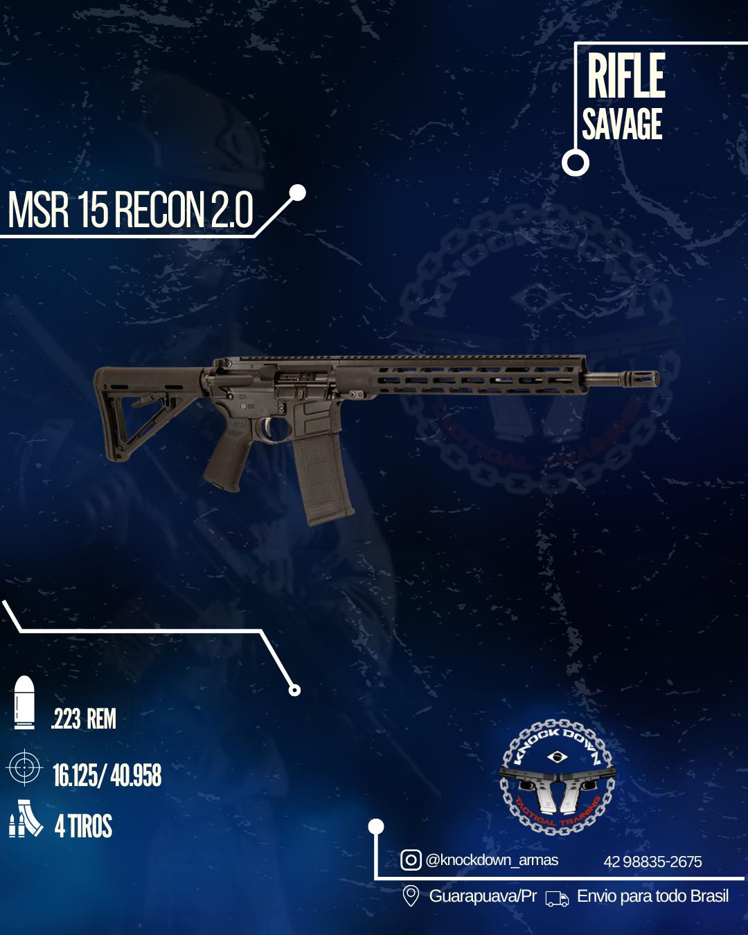 Rifle Savage MSR 15 RECON 2.0