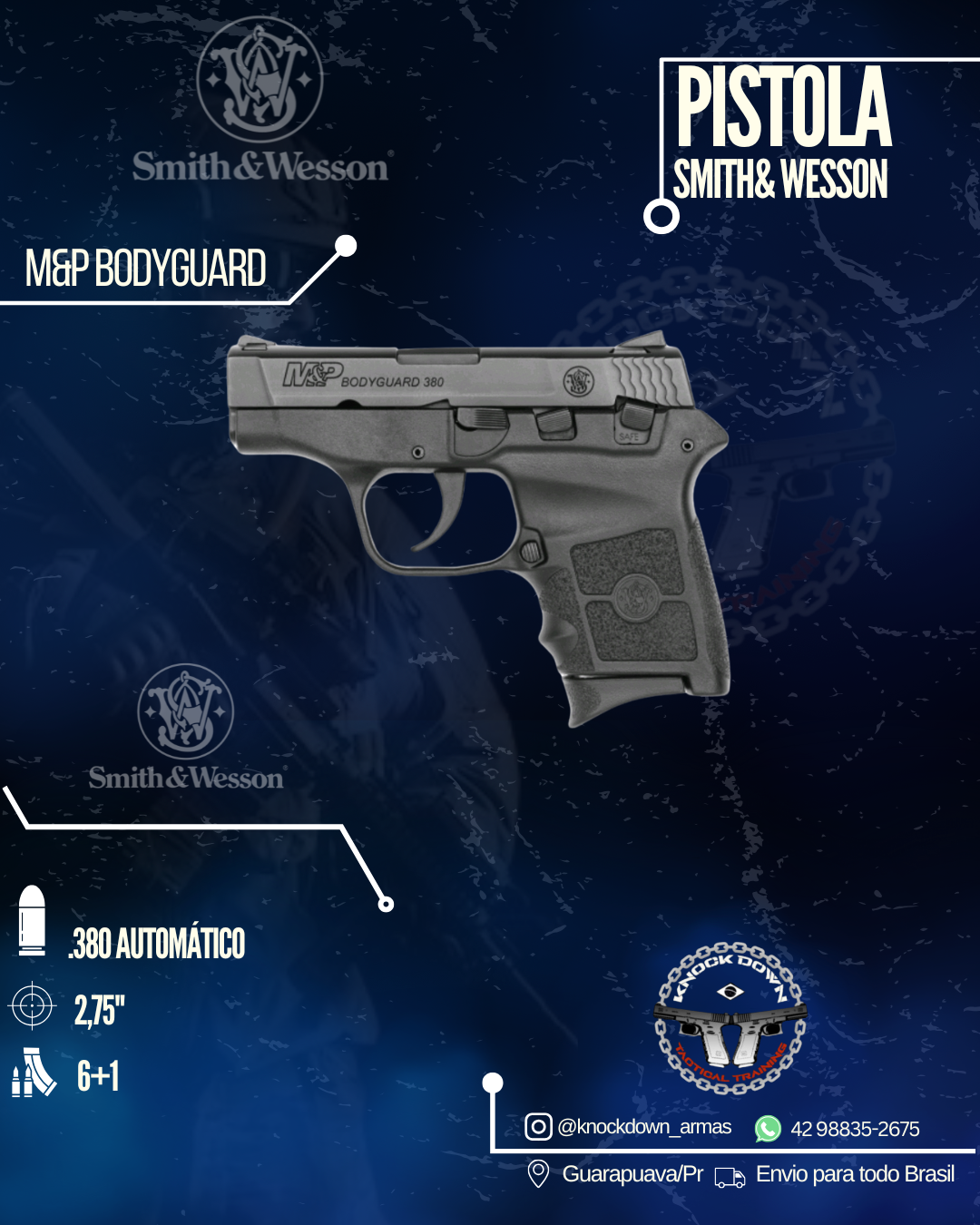 Pistola Smith & Wesson Bodyguard