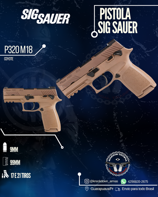 Pistola Sig Sauer P320 M18 COYOTE