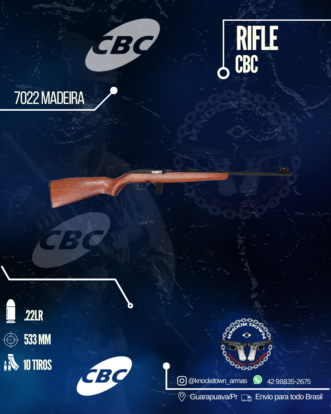 Rifle CBC 7022 MADEIRA
