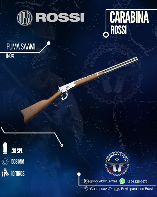 Carabina Rossi PUMA SAAMI INOX