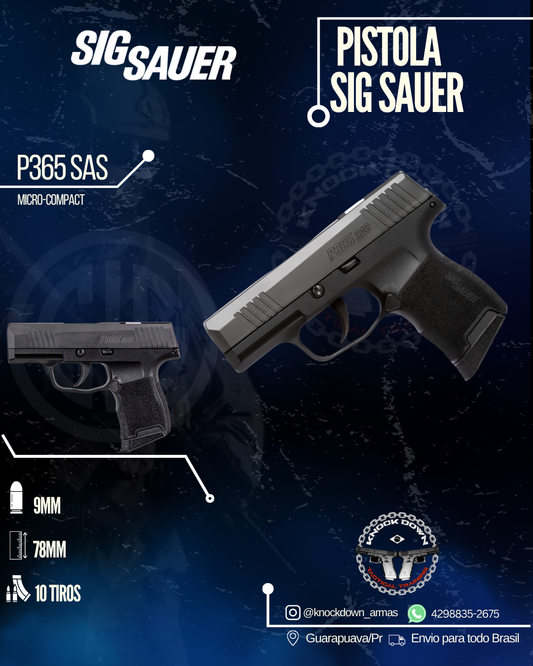 Pistola Sig Sauer P365 SAS MICRO-COMPACT