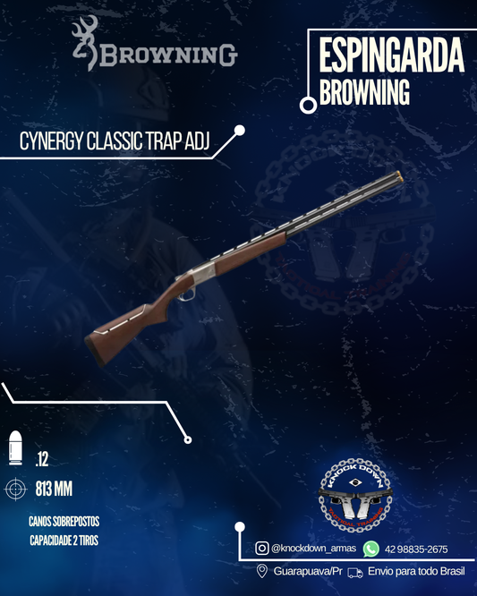 Espingarda Browning CYNERGY CLASSIC TRAP ADJ