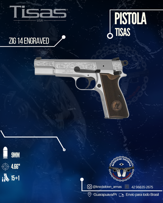 Pistola Tisas ZIG 14 ENGRAVED