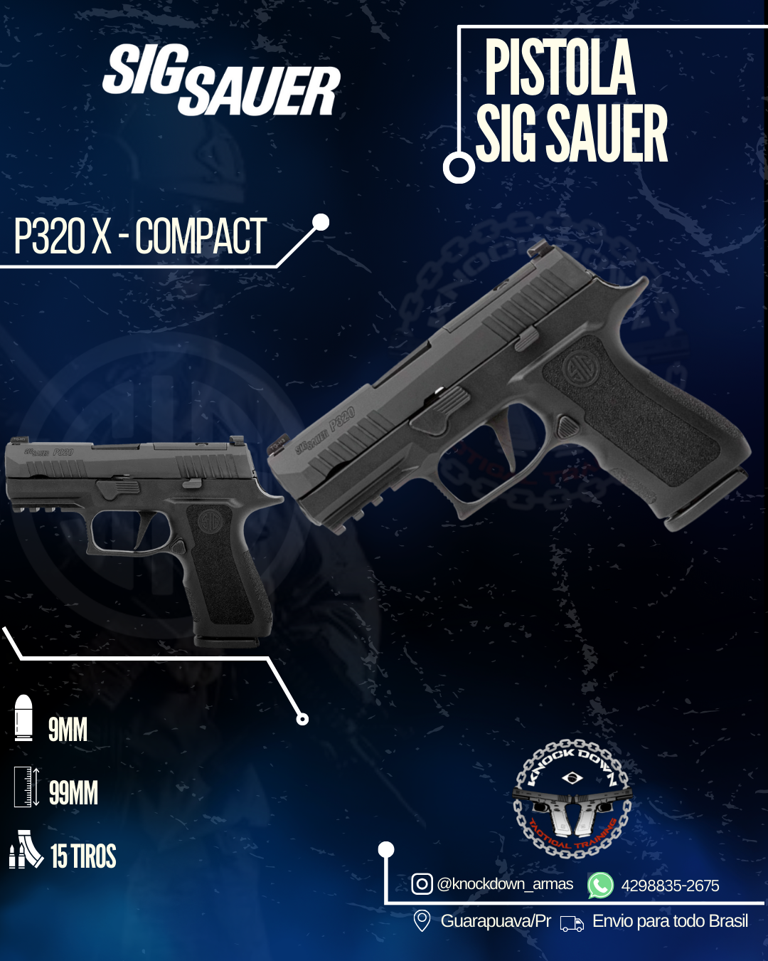 Pistola Sig Sauer P320 X-COMPACT