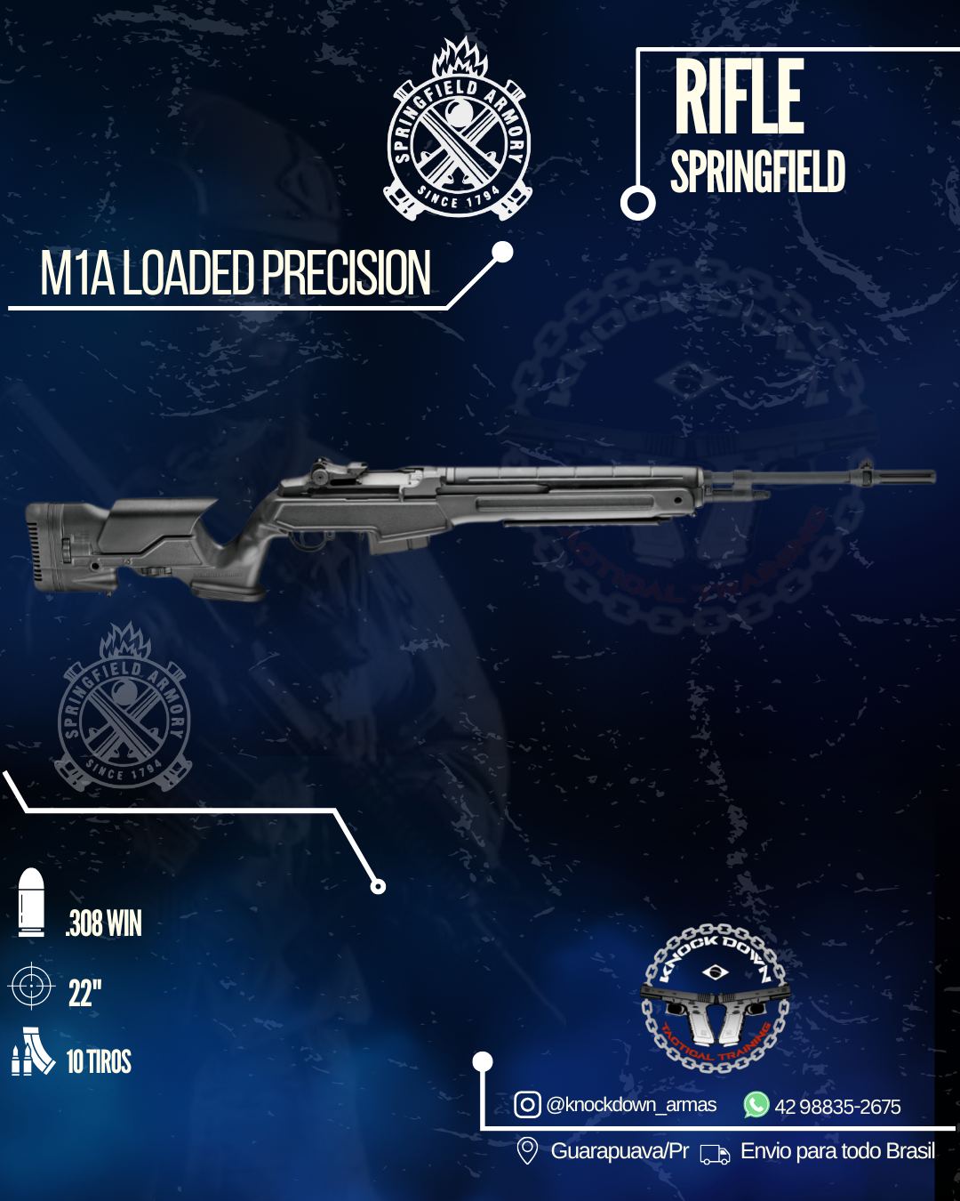 Rifle Springfield M1A LOADED PRECISION