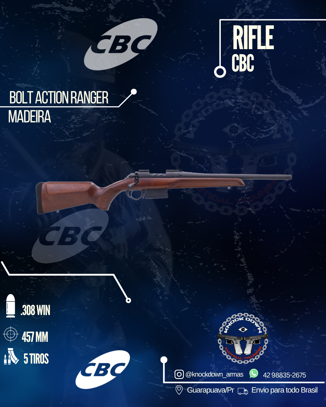 Rifle CBC BOLT ACTION RANGER MADEIRA