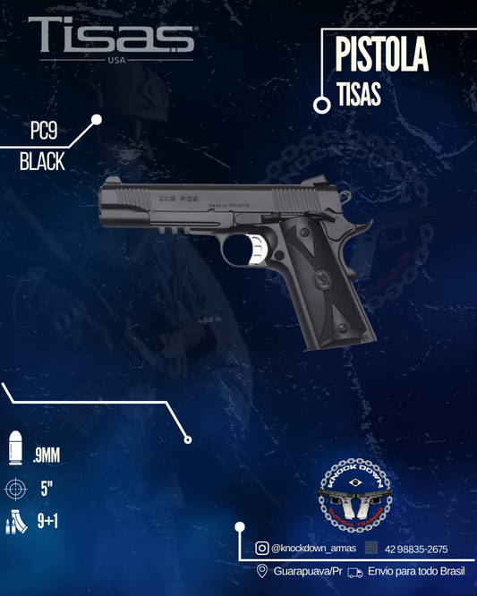 Pistola Tisas PC9 BLACK